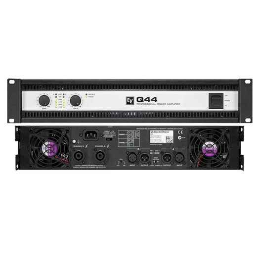 Усилитель мощности Electro-Voice Q44-II, 12.6 кг. 900 Вт. Габариты: 88.1х483х422.5 мм. Усилитель мощности Electro-Voice Q44-II, 12.6 кг. 900 Вт. Габариты: 88.1х483х422.5 мм.