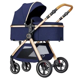 Детская коляска X1D, синяя