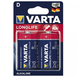Батарейка Varta Longlife Max Power D 2 шт