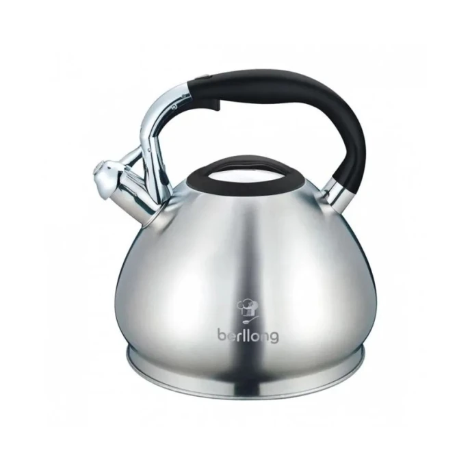Чайник Berllong BWK-0056, нержавеющая сталь, серебристый, 3.4 л
