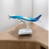 Декоративная модель самолета F35-ag-273, 18x16.5x9.5 см, белый/голубой Декоративная модель самолета F35-ag-273, 18x16.5x9.5 см, белый/голубой