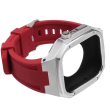 Qayış və çexol SW714 Apple Watch 44/45mm üçün Red/Silver