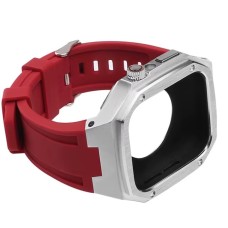 Qayış və çexol SW714 Apple Watch 44/45mm üçün Red/Silver