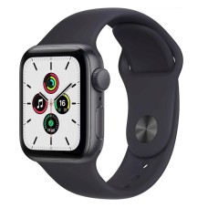 Smart saat Apple Watch SE GPS 40mm Space Gray Aluminium Case with Black Sport Band (MYDP2ZP/A)