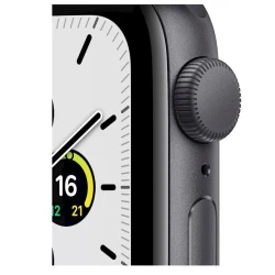 Smart saat Apple Watch SE GPS 40mm Space Gray Aluminium Case with Black Sport Band (MYDP2ZP/A)