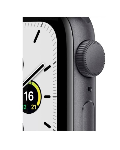 Smart saat Apple Watch SE GPS 40mm Space Gray Aluminium Case with Black Sport Band (MYDP2ZP/A)