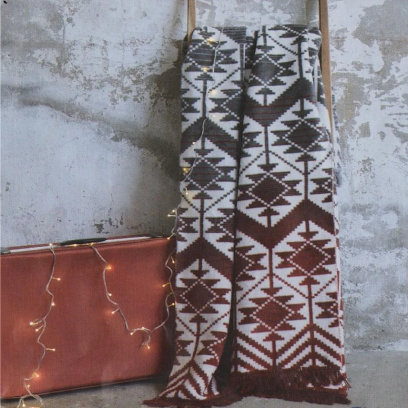 Плед Giltex 368, 200х220 см, двуспальный, хлопок, разноцветный