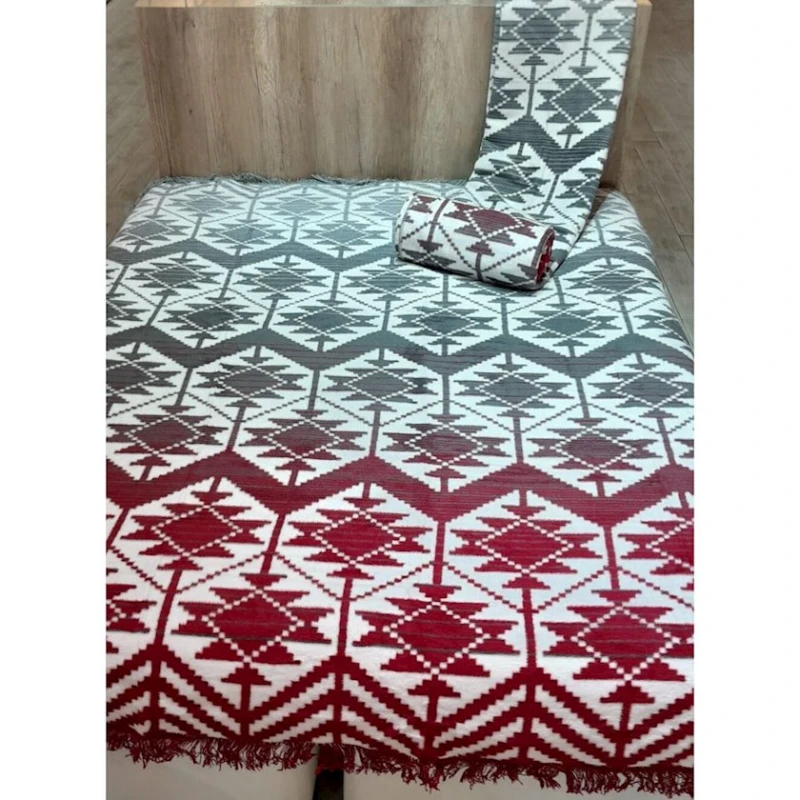 Плед Giltex 368, 200х220 см, двуспальный, хлопок, разноцветный