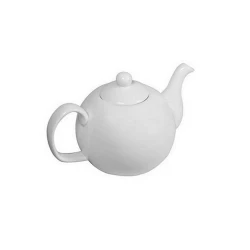 Заварной чайник Wilmax 994017, 0.8 л, фарфор, с крышкой, белый