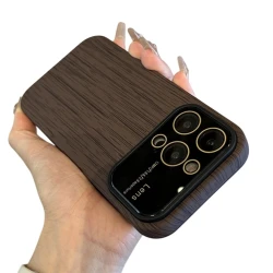 Чехол PUGB для Apple iPhone 13 Pro Коричневый