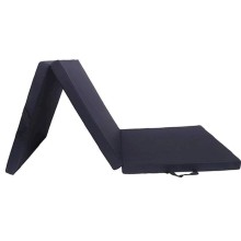 Fitnes və yoqa üçün xalça WS0183, 180x60x4 sm, qara