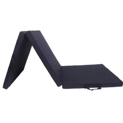 Коврик для фитнеса и йоги WS0183, 180х60х4 см, черный