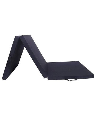 Fitnes və yoqa üçün xalça WS0183, 180x60x4 sm, qara