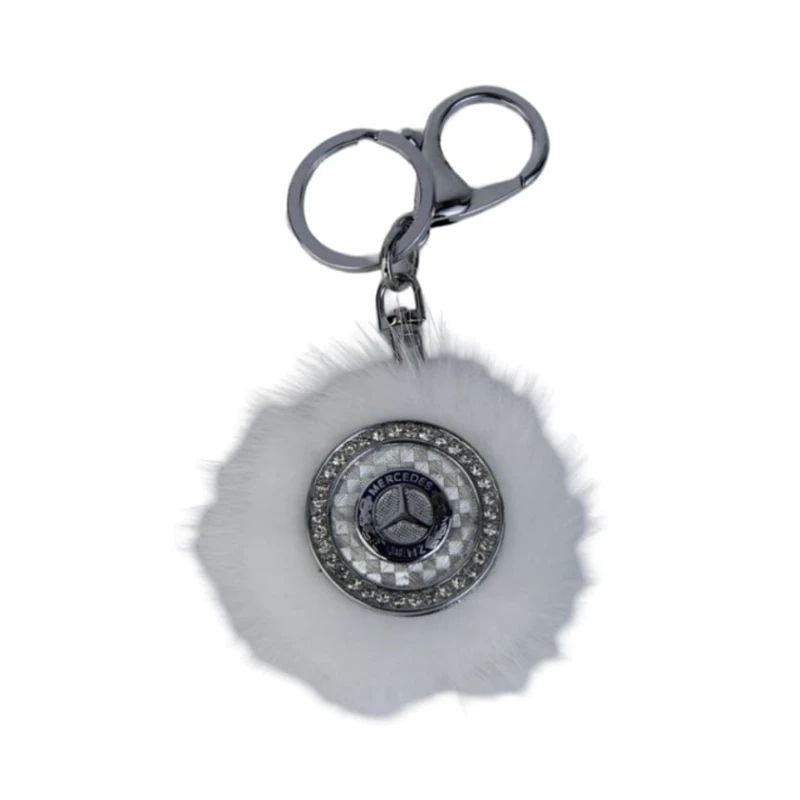 Брелок для ключей Avroluks av_267 Mercedes, металл, белый Брелок для ключей Avroluks av_267 Mercedes, металл, белый