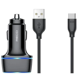 Автомобильное зарядное устройство Recci RQ05C Type-C