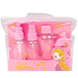 Дорожный набор бутылок для косметических средств Miniso Disney Princess Rapunzel 5 предметов