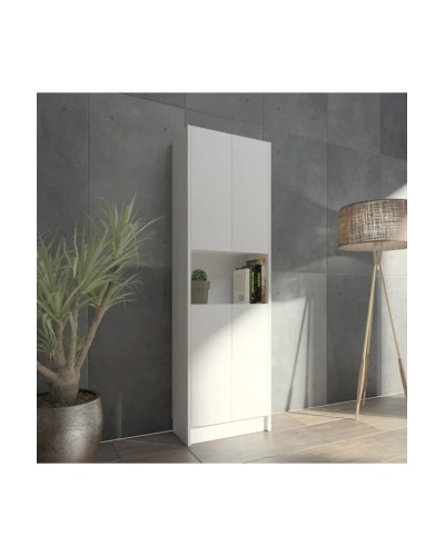 Stellaj Ev Plus 12115598, LDSP, ağ, 180x28x55 sm