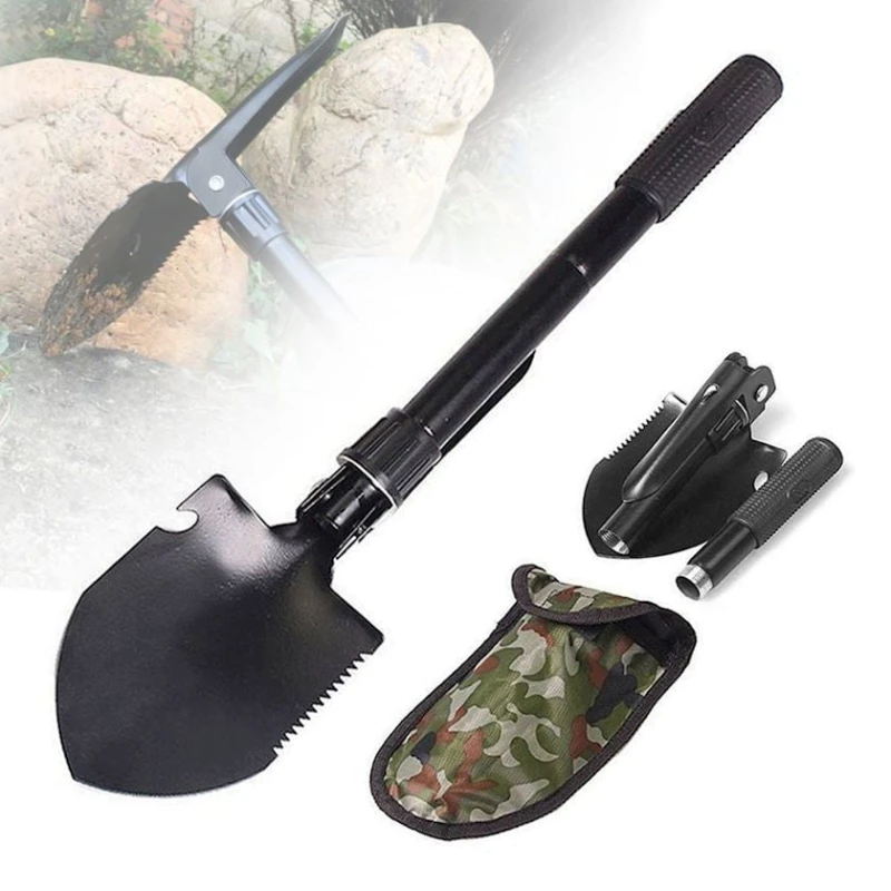 Лопата туристическая 3 в 1 315960297, складная, в чехле, сапёрная, 41.5 см Лопата туристическая 3 в 1 315960297, складная, в чехле, сапёрная, 41.5 см