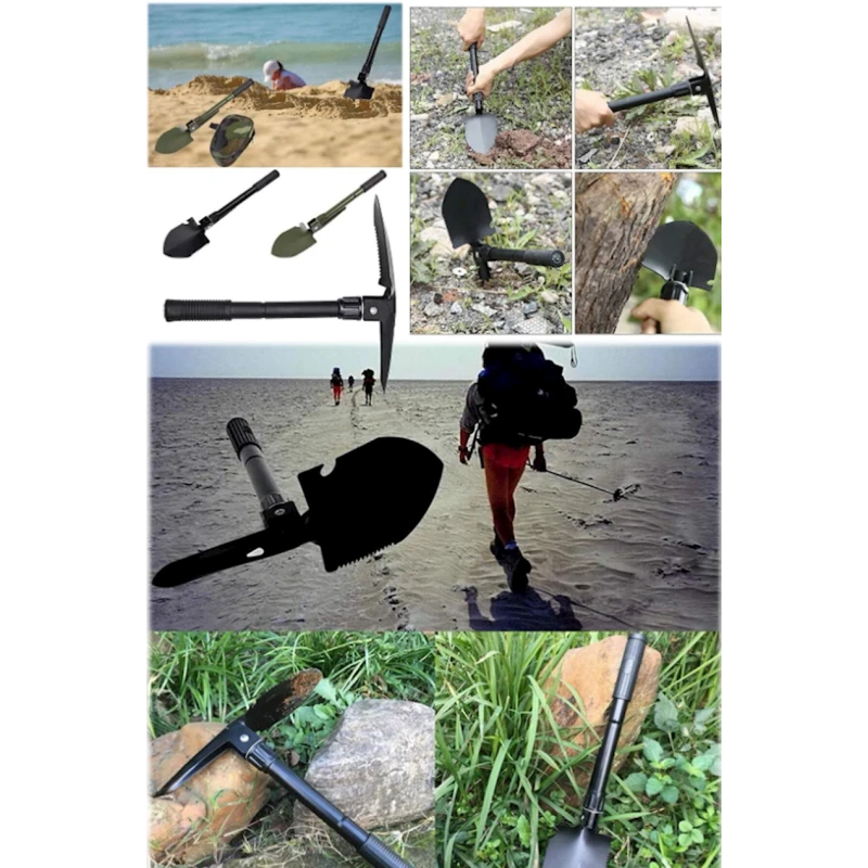 Лопата туристическая 3 в 1 315960297, складная, в чехле, сапёрная, 41.5 см Лопата туристическая 3 в 1 315960297, складная, в чехле, сапёрная, 41.5 см