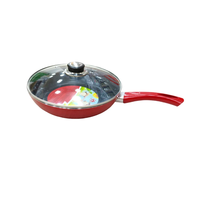 Tava TQ20, yapışmayan örtüklü, 20 sm, qara/qırmızı