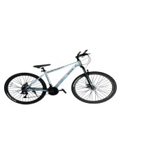 Dağ velosipedi Goose, açıq mavi, alüminium çərçivə, 21 sürət, alüminium pedal, su qabı - Goose JB- 29