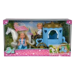 Kukla dəsti Simba Evi Love Princess Carriage, 12 sm