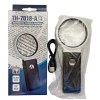 Lupa masaüstü işıqlandırma ilə TH-7018-A, plastik, qara/ağ, 22x4.5x2 sm