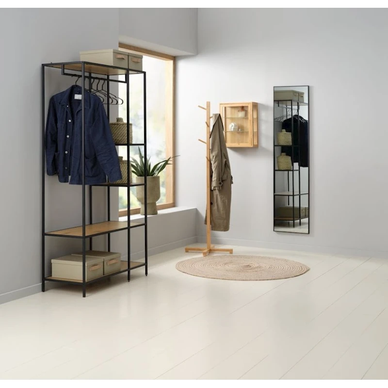 Напольная вешалка JYSK Felsted, бамбук, бежевый Напольная вешалка JYSK Felsted, бамбук, бежевый