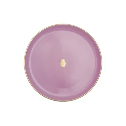 Тарелка Porland Glamorous 04AP021564, фарфор, розовая, 20 см