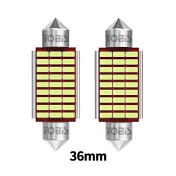 Светодиодная лампа Yobis SJ-3014-HB 36 мм, белый, 2 шт