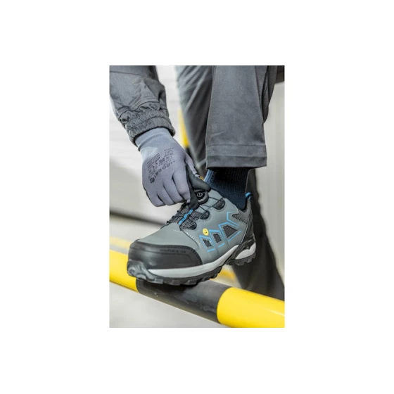 Полуботинки мужские Högert 26365169, серый, нубук, размер 43