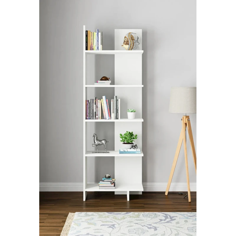 Стеллаж Ev Plus 12115606, ЛДСП, белый, 176x60x29 см Стеллаж Ev Plus 12115606, ЛДСП, белый, 176x60x29 см