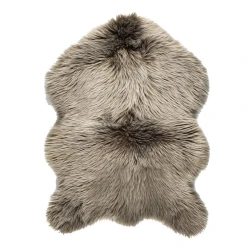 Ковер JYSK Taks, искусственный мех, Light brown, 60x90 см