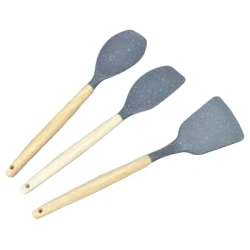 Набор кухонных принадлежностей SS-238GR, 12 предметов, силикон/дерево