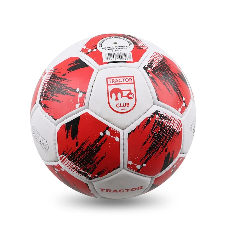 Futbol topu Tractor 1970, ağ/qırmızı