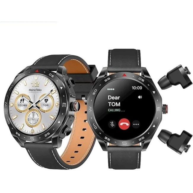 Умные часы с беспроводными наушниками Haino Teko Watch ST-5 Black Умные часы с беспроводными наушниками Haino Teko Watch ST-5 Black