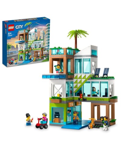 Konstruktor LEGO City Apartment Building 60365, 6+ yaş, 688 hissə