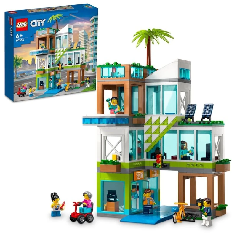 Конструктор LEGO City Apartment Building 60365, 6+ лет, 688 элементов
