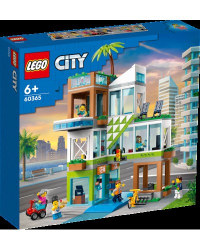 Konstruktor LEGO City Apartment Building 60365, 6+ yaş, 688 hissə