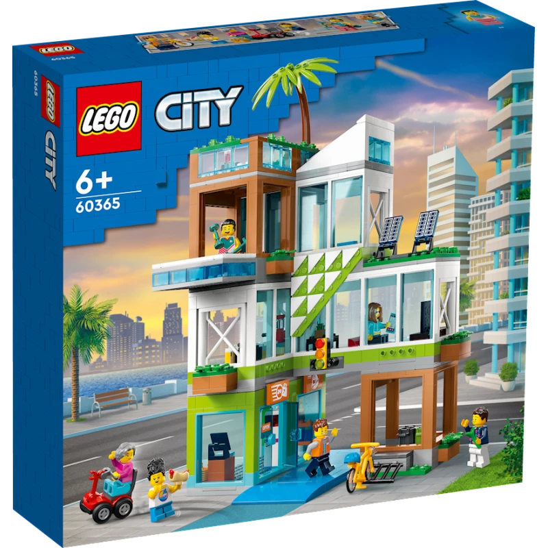 Конструктор LEGO City Apartment Building 60365, 6+ лет, 688 элементов