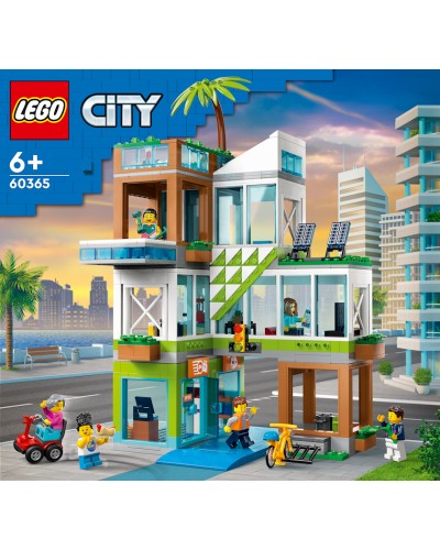 Konstruktor LEGO City Apartment Building 60365, 6+ yaş, 688 hissə