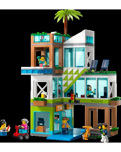 Konstruktor LEGO City Apartment Building 60365, 6+ yaş, 688 hissə
