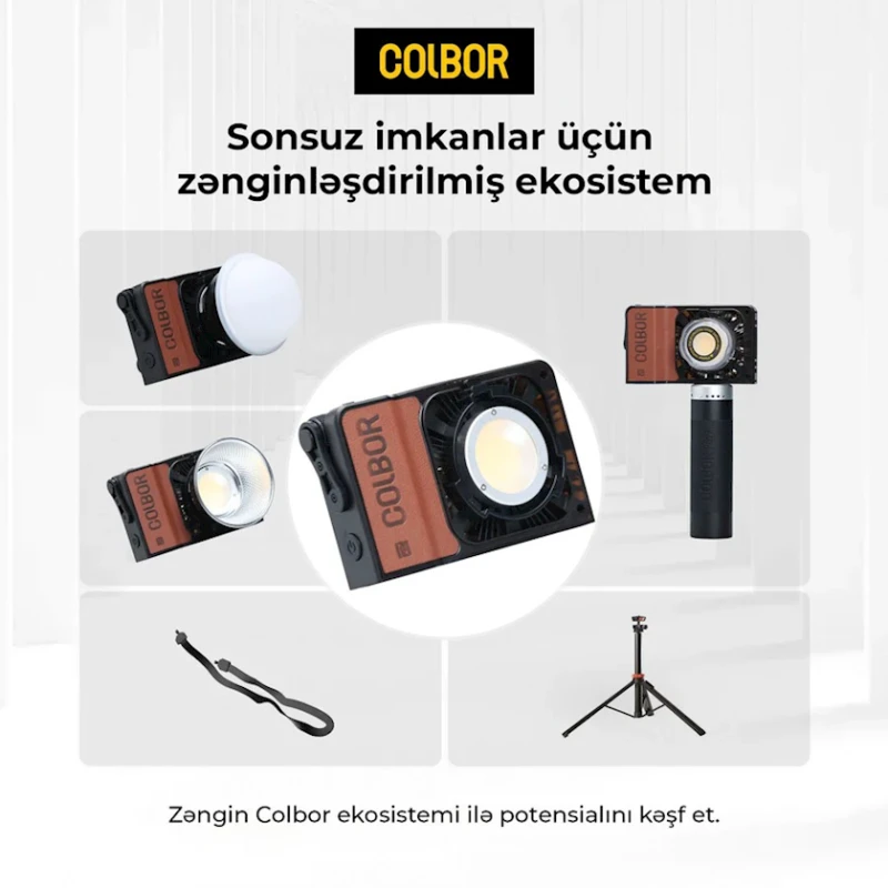 Осветитель светодиодный для видео и фото съемки Colbor Wonder 100W
