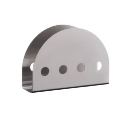 Салфетница Ardesto Gemini AR0909G, металл, серая, 14×4×10 см Салфетница Ardesto Gemini AR0909G, металл, серая, 14×4×10 см