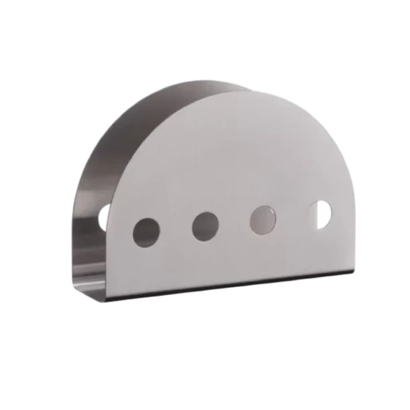 Салфетница Ardesto Gemini AR0909G, металл, серая, 14×4×10 см