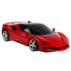 Radio ilə idarə olunan maşın Rastar Ferrari SF90 Stradale 1:24, 19.5x9.6x5.3 sm, qırmızı, 6 yaşdan,KahnToys186