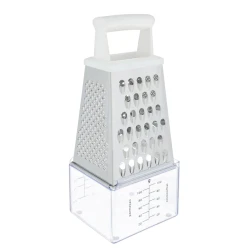 Терка с контейнером Tescoma Handy, нержавеющая сталь, серебристая Терка с контейнером Tescoma Handy, нержавеющая сталь, серебристая