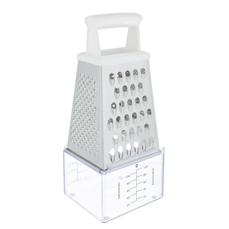 Терка с контейнером Tescoma Handy, нержавеющая сталь, серебристая Терка с контейнером Tescoma Handy, нержавеющая сталь, серебристая