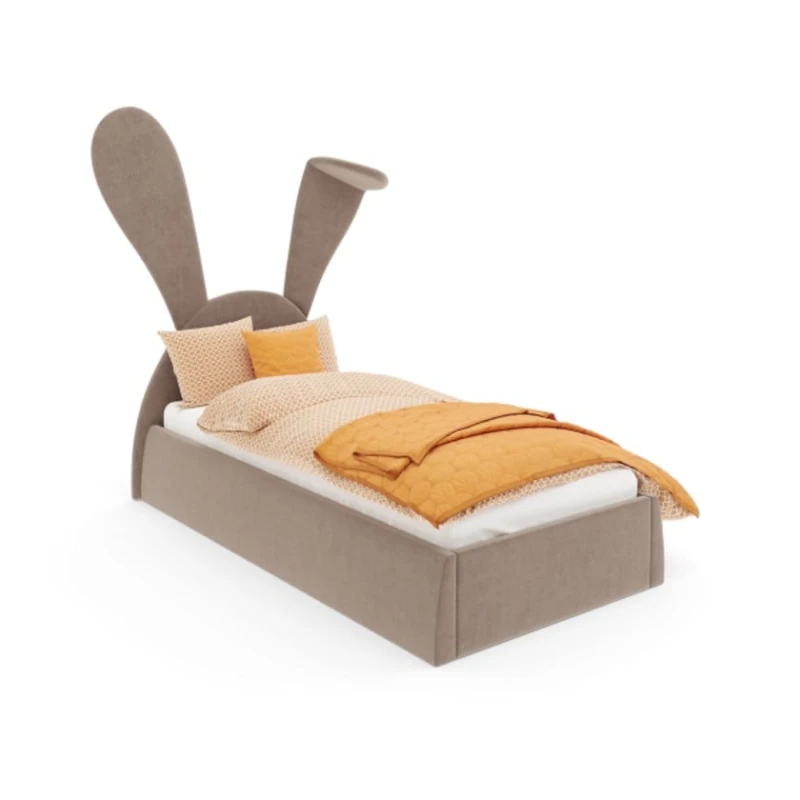 Tək nəfərlik çarpayı Art_tek_yataq(120) 35, laminat/parça, bej, 200x85x120 sm