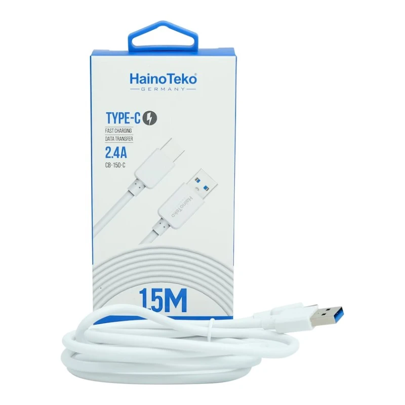 Кабель USB Haino Teko Type-C Fast Charging Data Transfer Cable